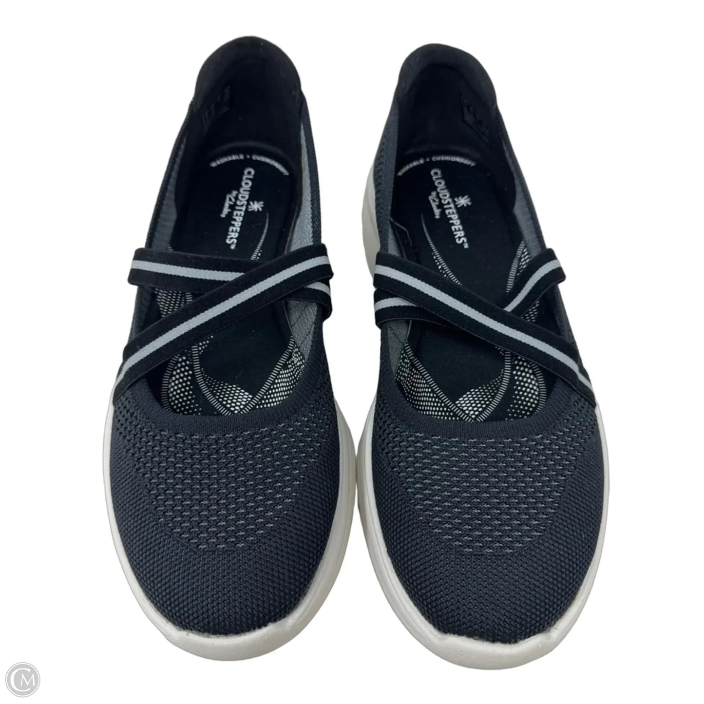 Shoes Sneakers By Clarks In Black, Size: 6.5