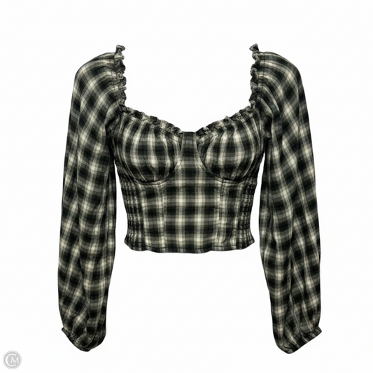 Cherry Bomb Plaid Top By Free People In Plaid Pattern, Size: Xs