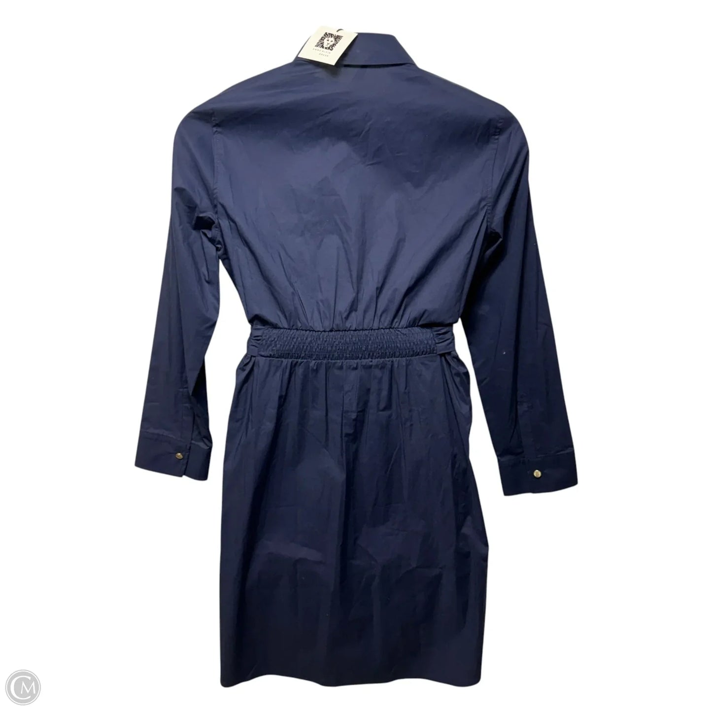 Dress Casual Midi By Anne Klein In Navy, Size: 10