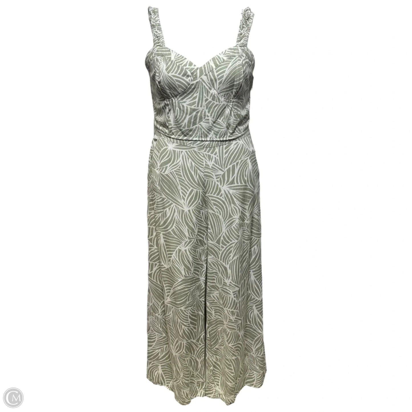 Matching Set By Midnight Sky In Green & White, Size: L