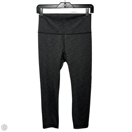 Athletic Leggings Capris By Lululemon In Grey, Size: 8