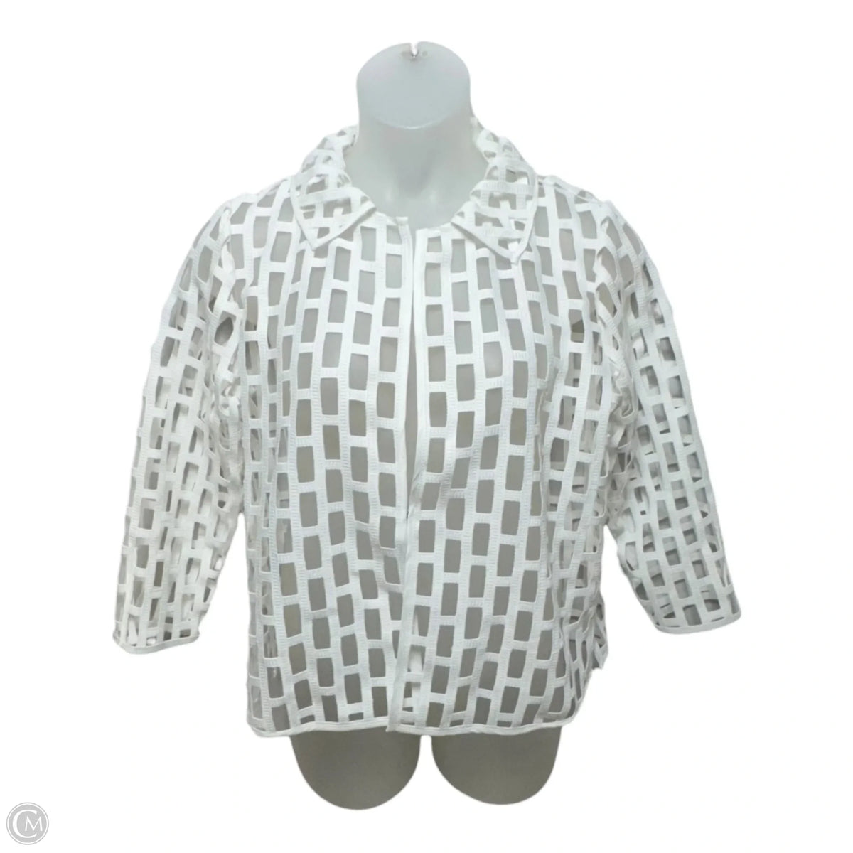 Jacket Other By Ming Wang In White, Size: M