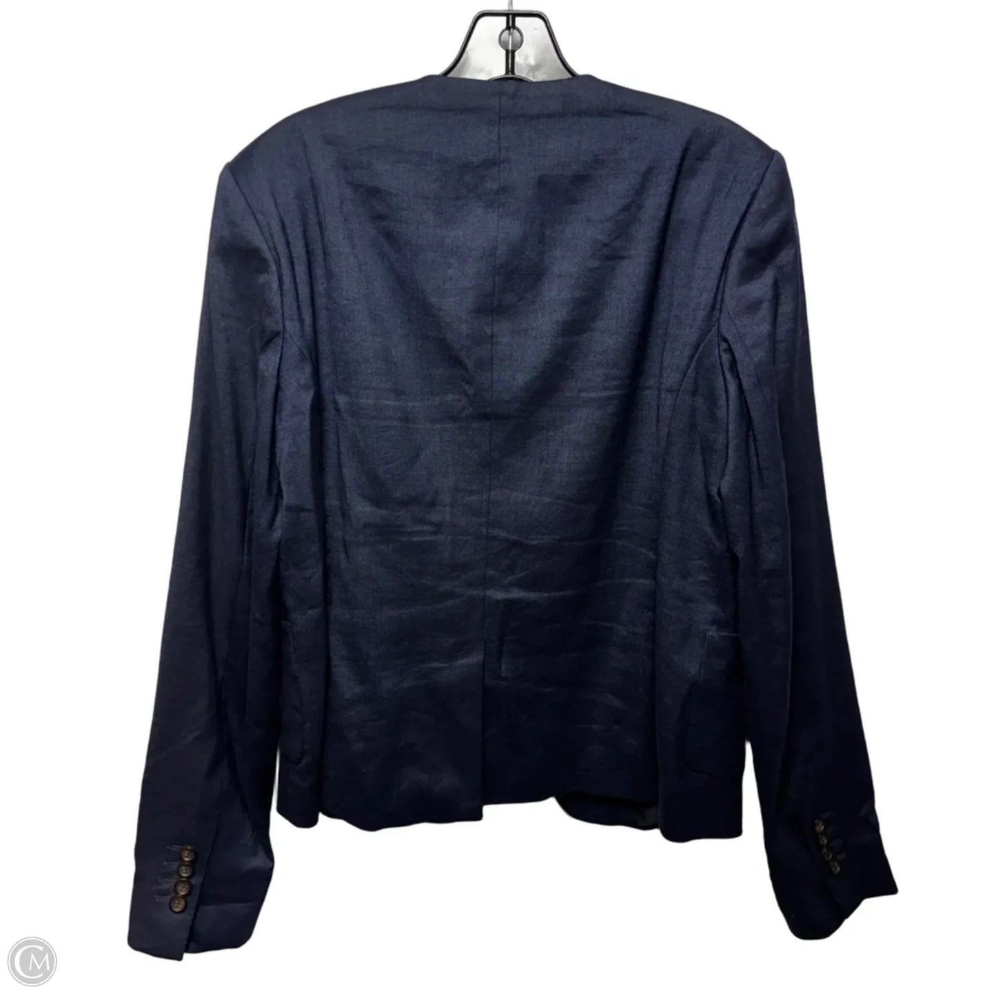 Wool & Linen Blazer By Pauw In Navy, Size: 4