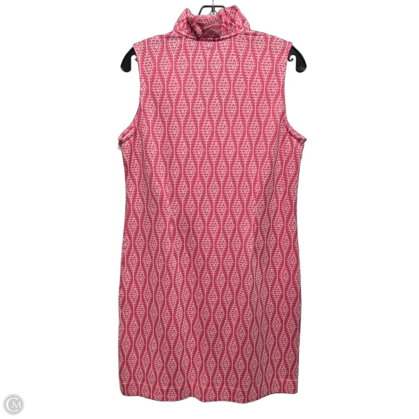 Dress Casual Short By Tyler Boe In Pink & White, Size: M