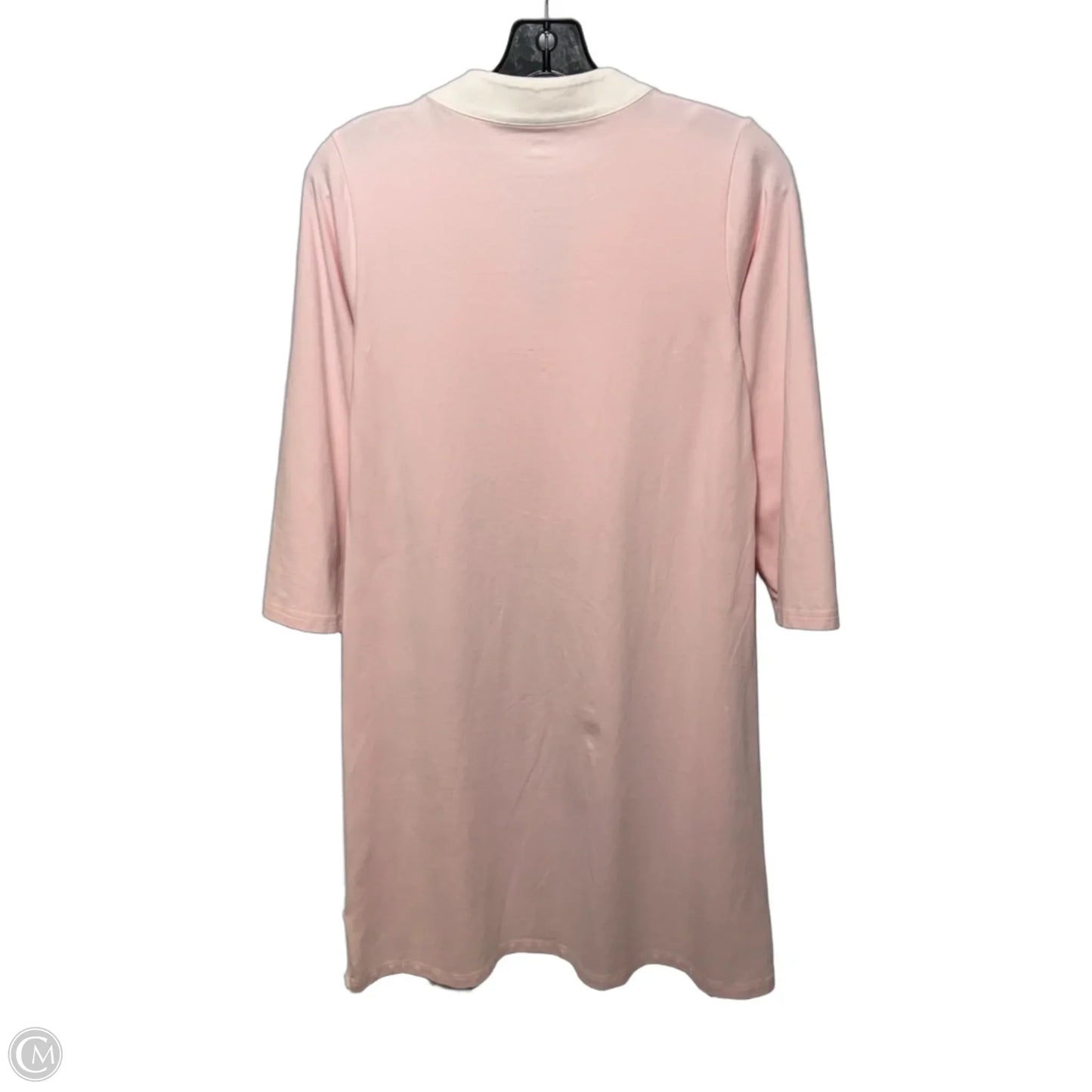 Dress Casual Short By Spartina In Pink & White, Size: M