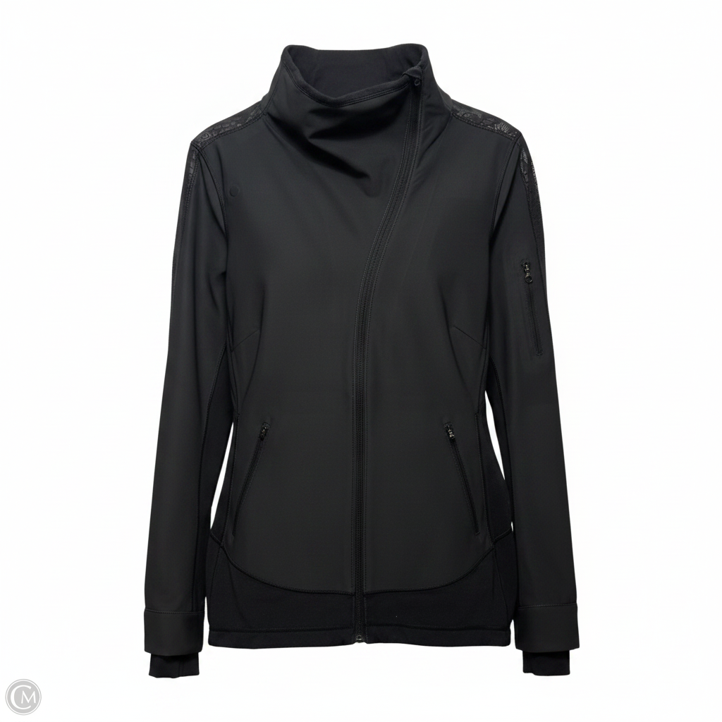 Run Draft Dodger Lace Trim Jacket By Lululemon In Black, Size: 10