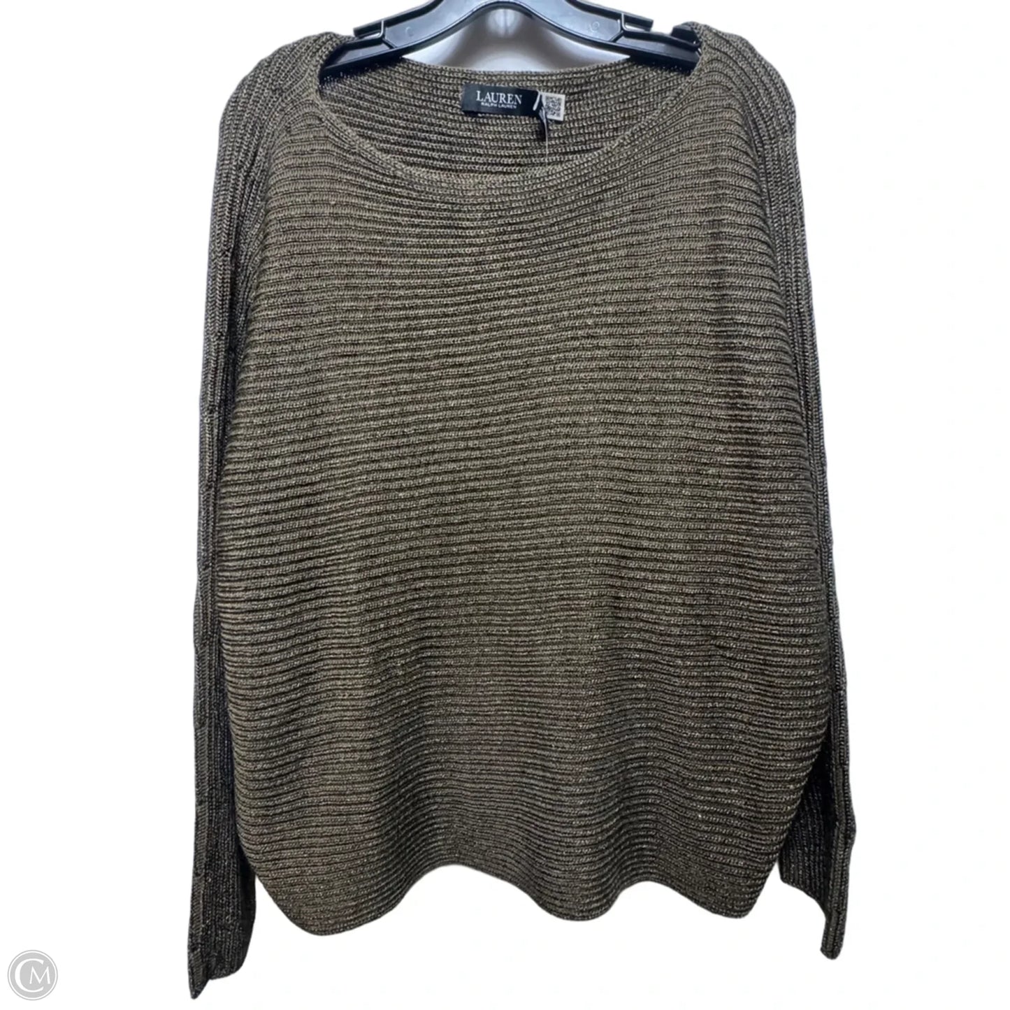 Sweater By Lauren By Ralph Lauren In Green, Size: 1x