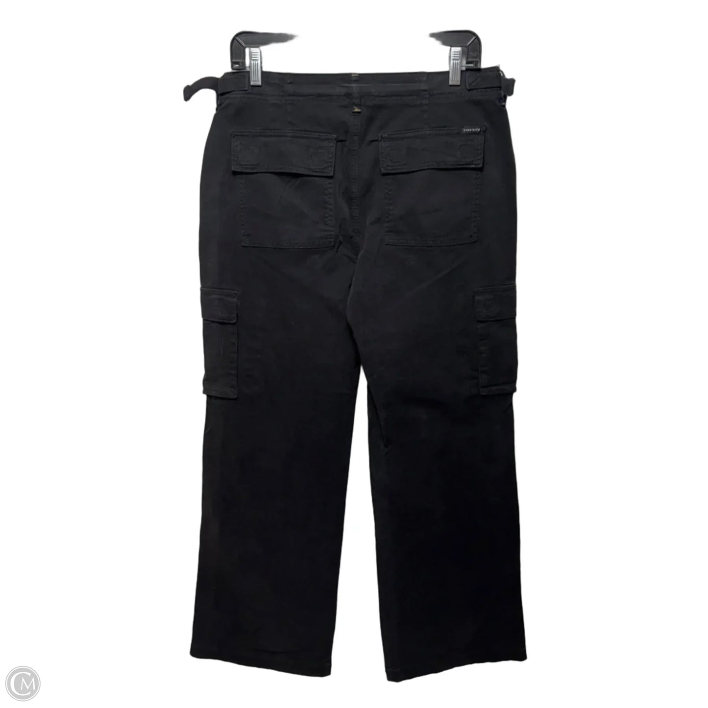 Reissue Wide Leg Cargo Pants By Sanctuary In Black, Size: M