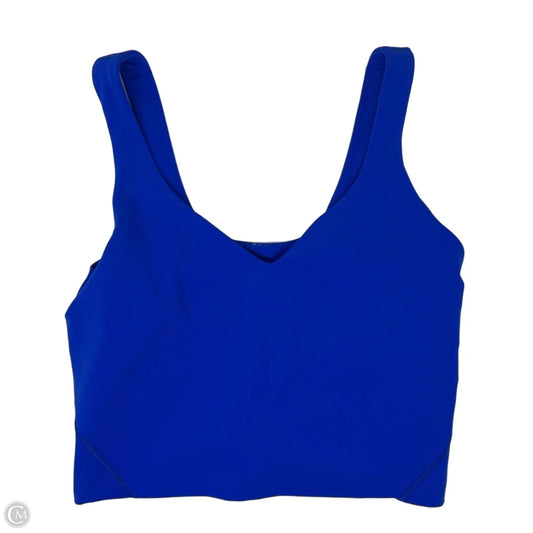 Athletic Tank Top By Lululemon In Blue, Size: 6