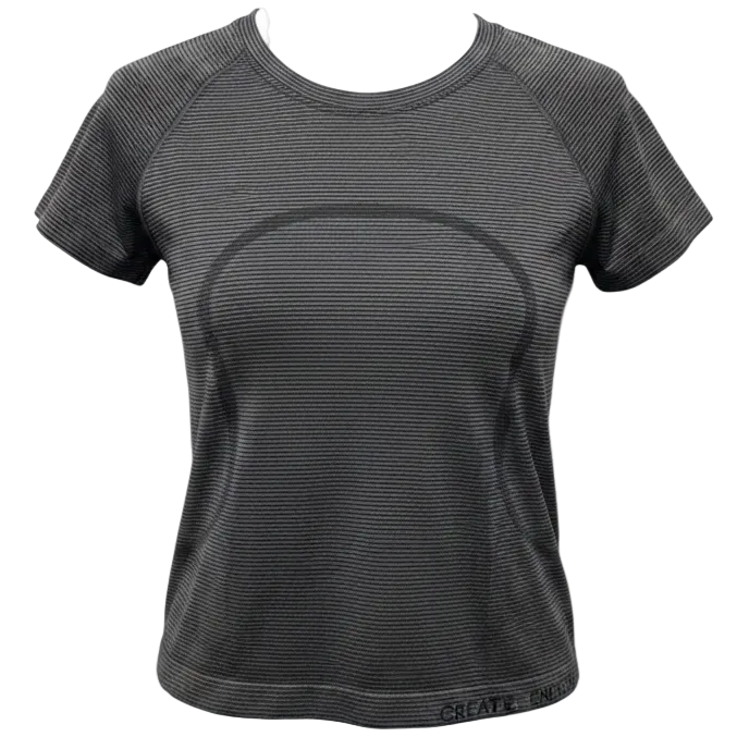 Swiftly Tech Short Sleeve Top By Lululemon In Striped Pattern, Size: 6