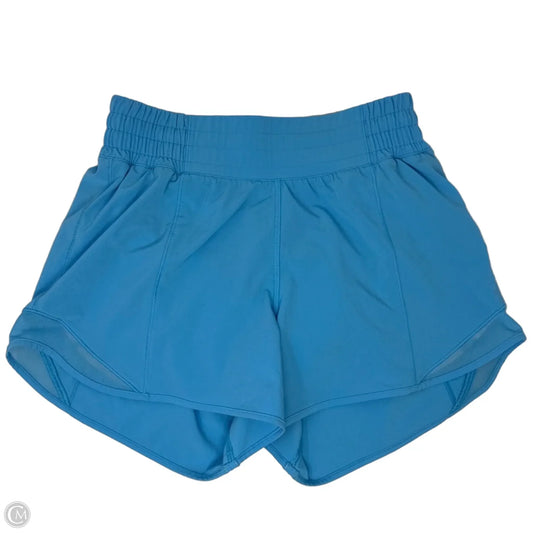 Athletic Shorts By Lululemon In Blue, Size: 4