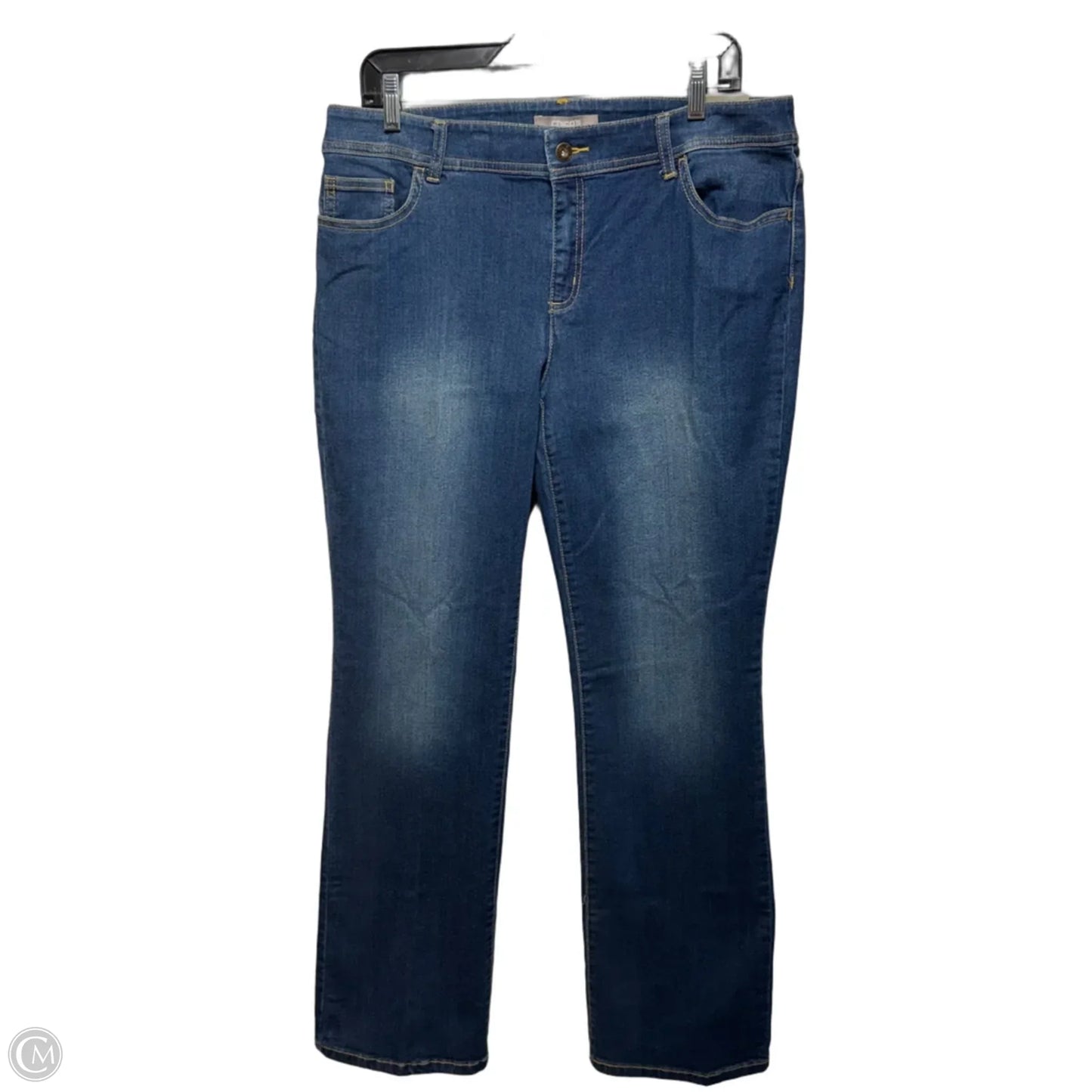 Jeans Boot Cut By Chicos In Blue Denim, Size: 10