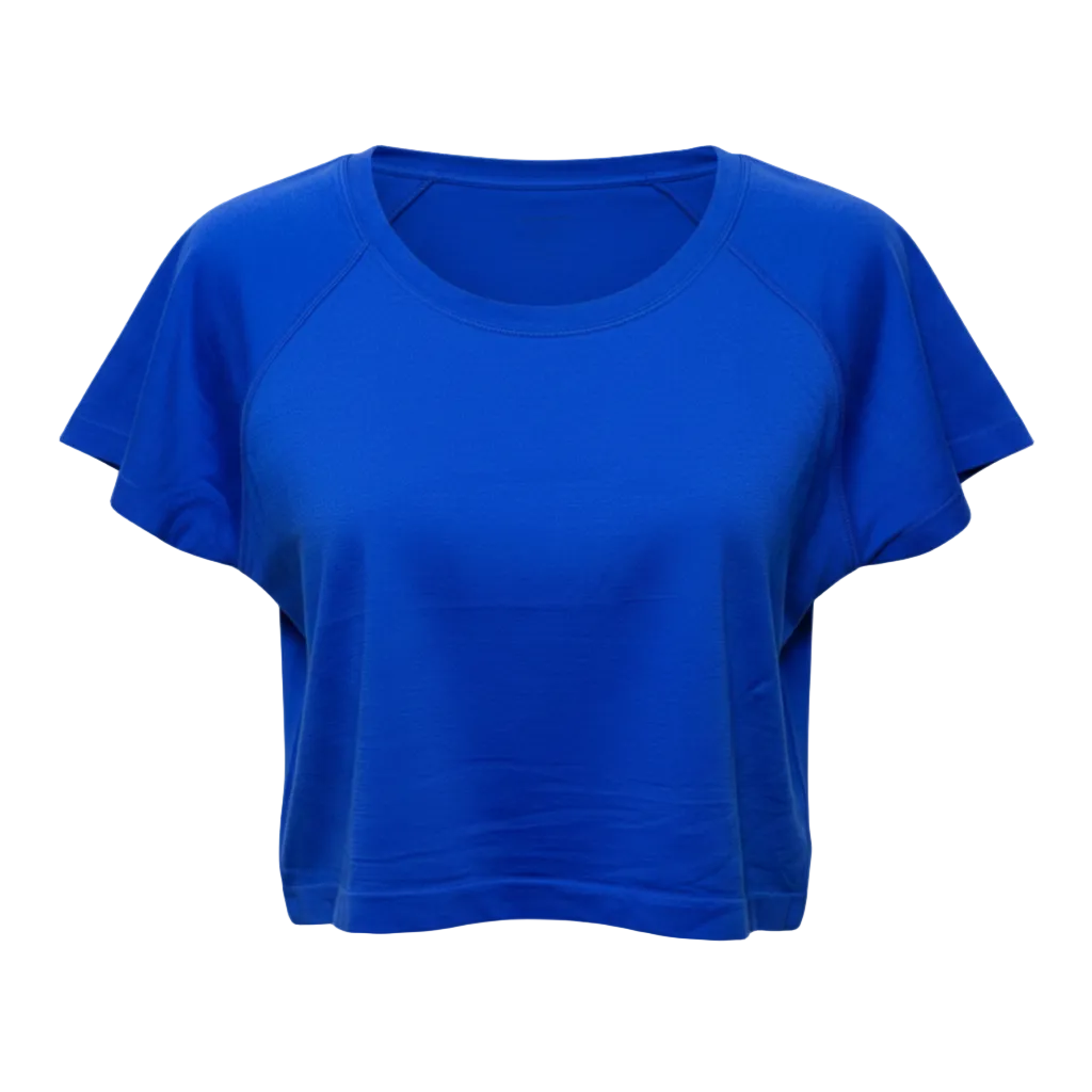 Swiftly Tech Cropped Short Sleeve Top By Lululemon In Blue, Size S/M ESTIMATED
