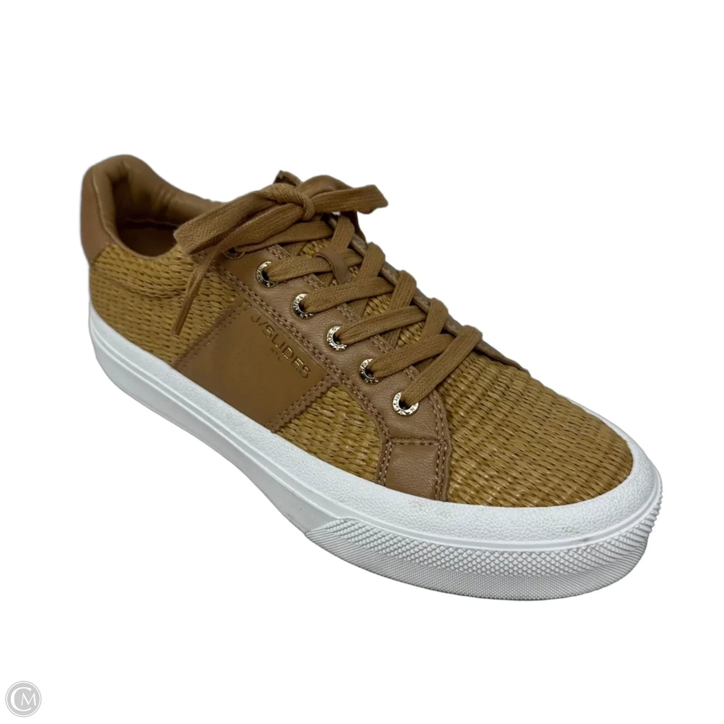 Gatsby Woven Sneakers By J Slides In Tan, Size: 8.5