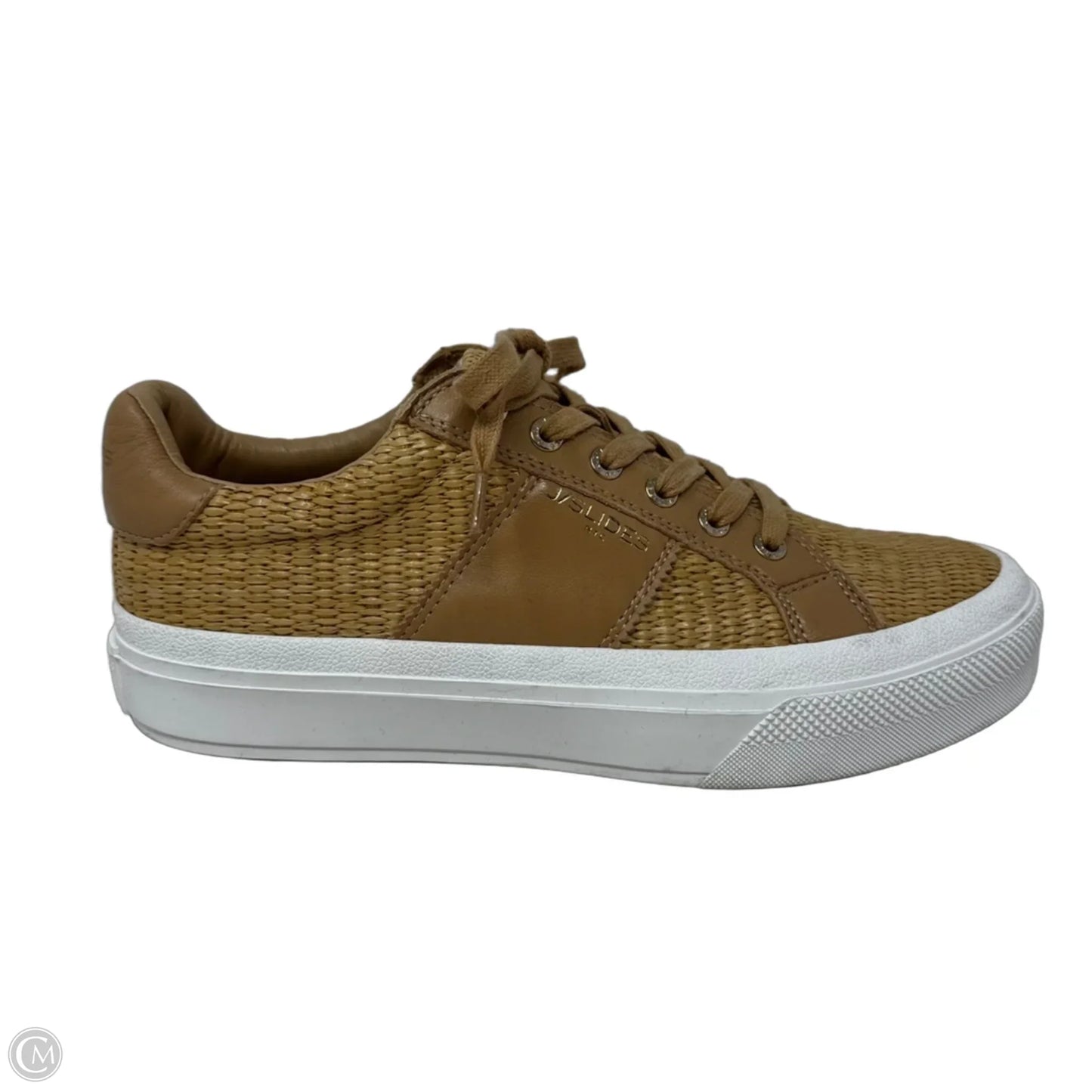 Gatsby Woven Sneakers By J Slides In Tan, Size: 8.5