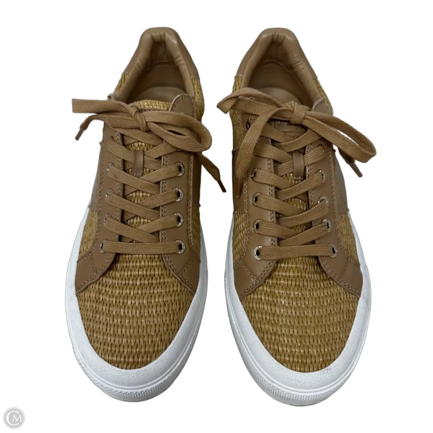 Gatsby Woven Sneakers By J Slides In Tan, Size: 8.5