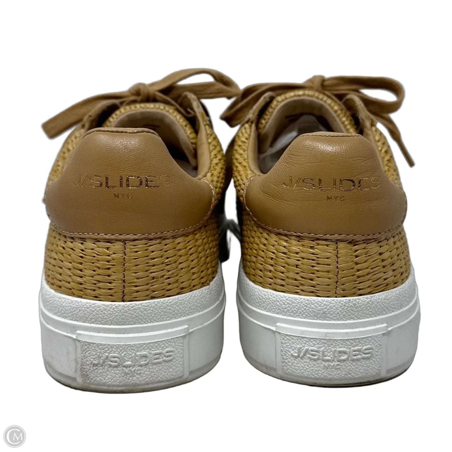 Gatsby Woven Sneakers By J Slides In Tan, Size: 8.5