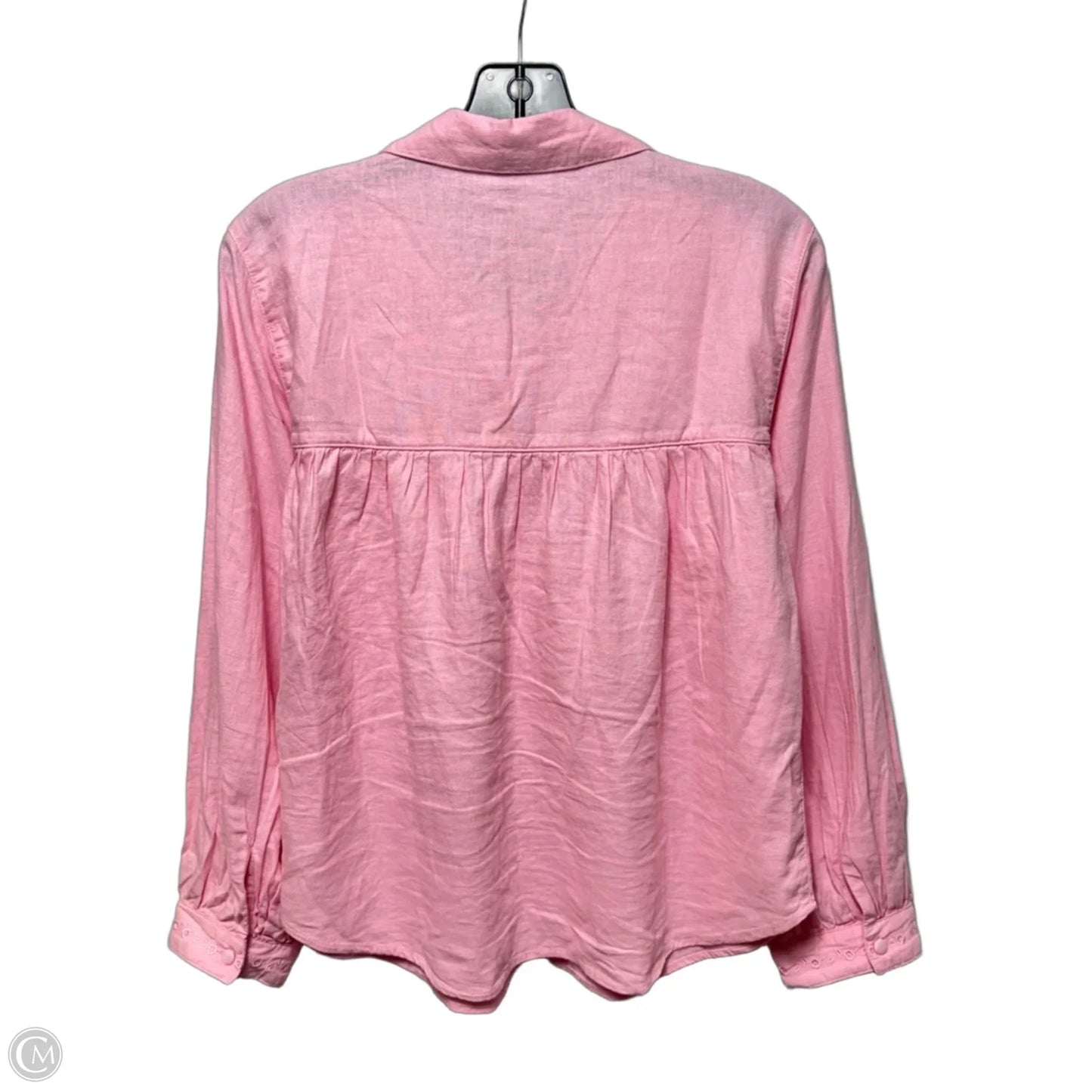 Top Long Sleeve By Joie In Pink, Size: M