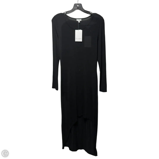High Low Jersey Dress Casual Maxi By Love Fire In Black, Size: M