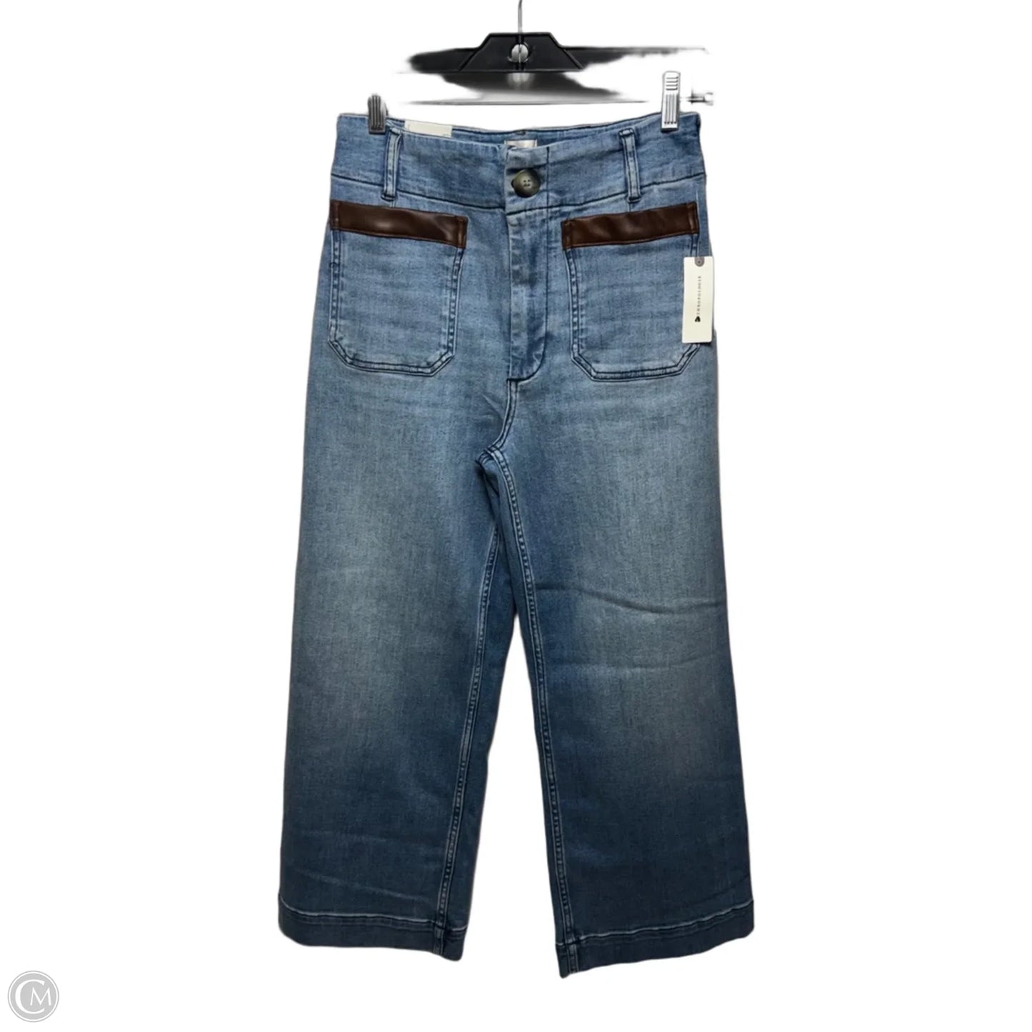 The Colette High-Rise Wide Leg Jeans By Maeve In Blue Denim, Size: 4/27