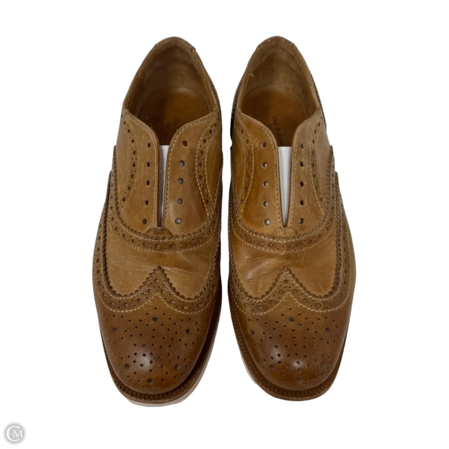 Brogue Slip On Shoes Flats By Rag And Bone In Tan, Size: 6.5 (36.5)