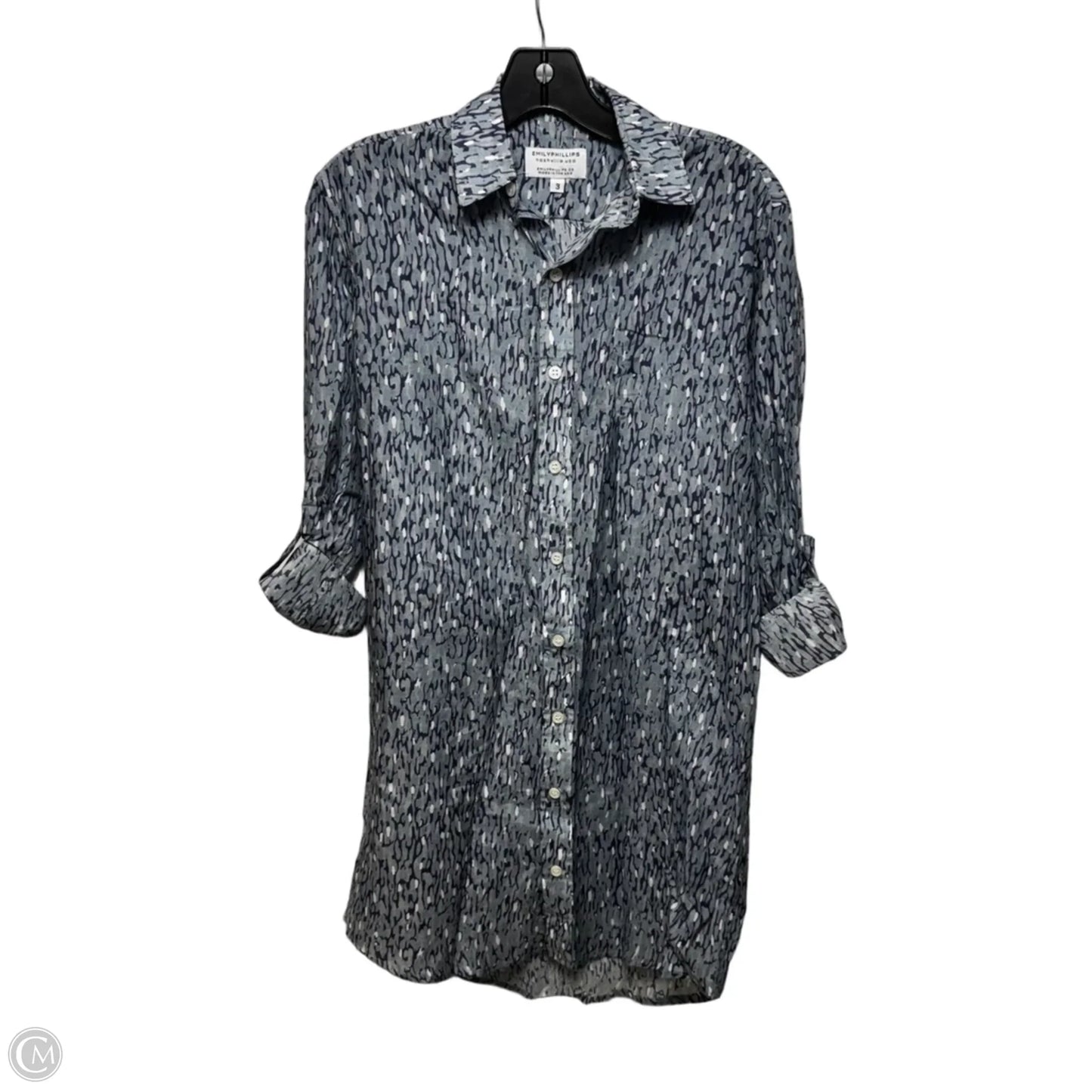Dress Casual Short Mini By Emily Phillips In Blue, Size: S