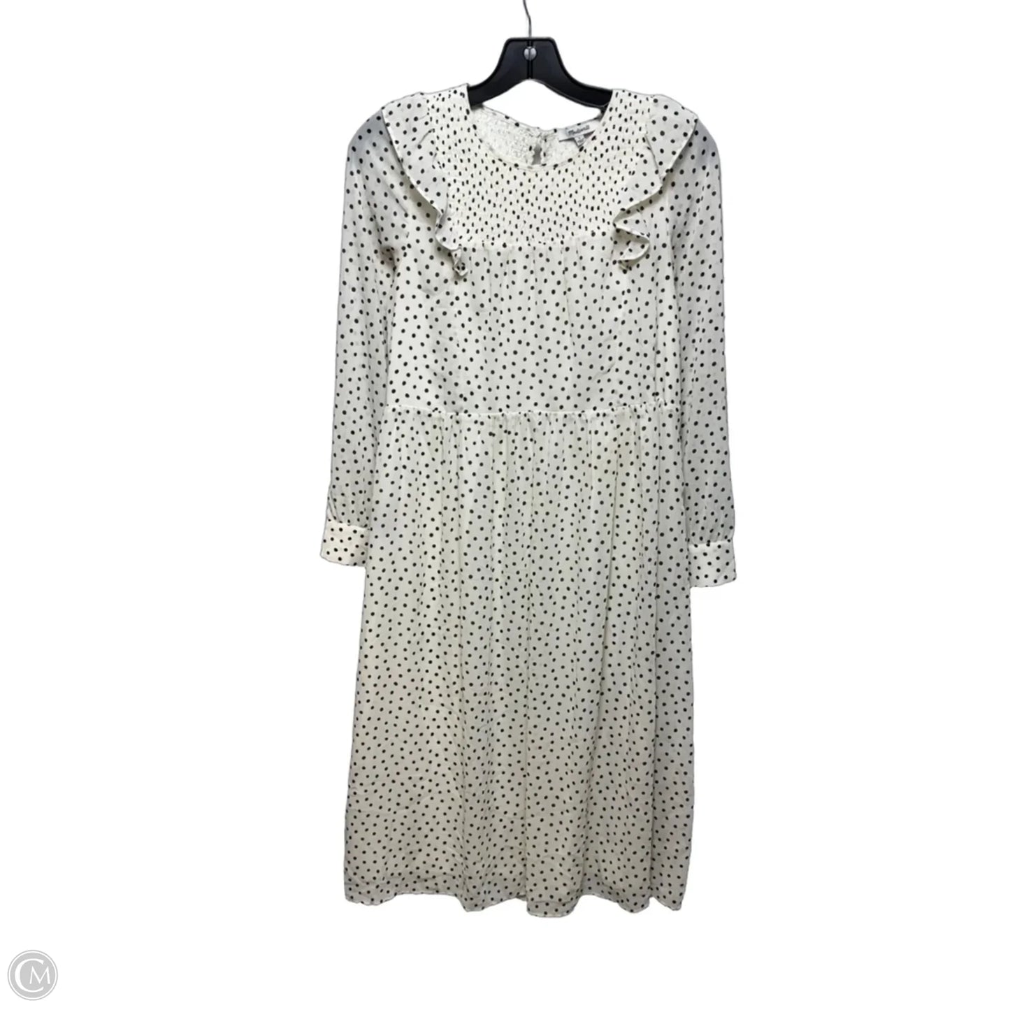 Dress Casual Maxi By Madewell In Polkadot Pattern, Size: S