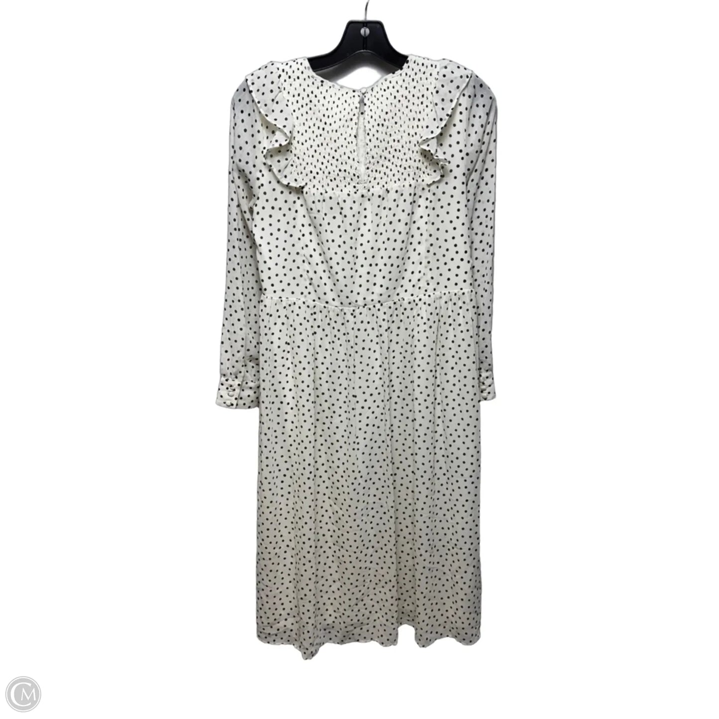 Dress Casual Maxi By Madewell In Polkadot Pattern, Size: S