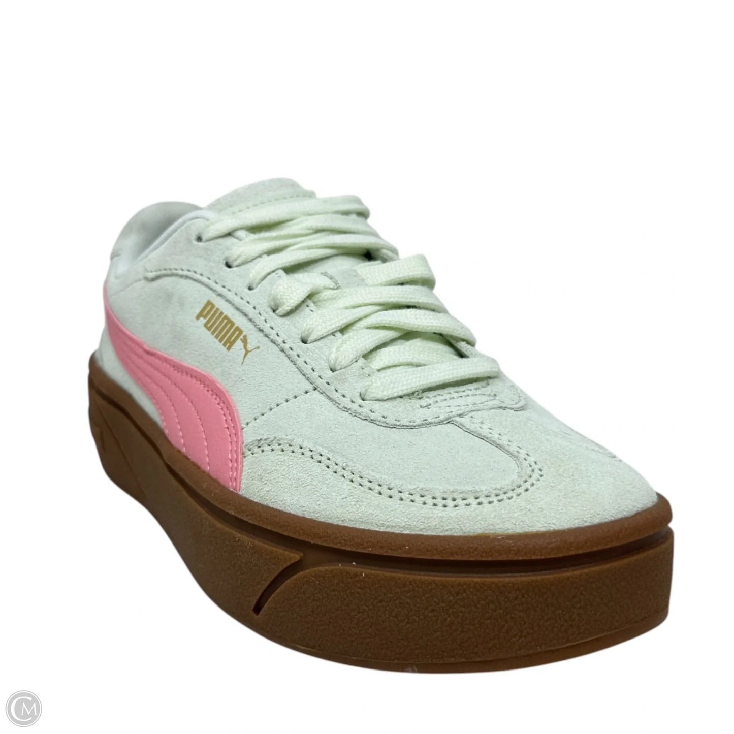 Club II Era Platform Sneakers By Puma In Green & Pink, Size: 8