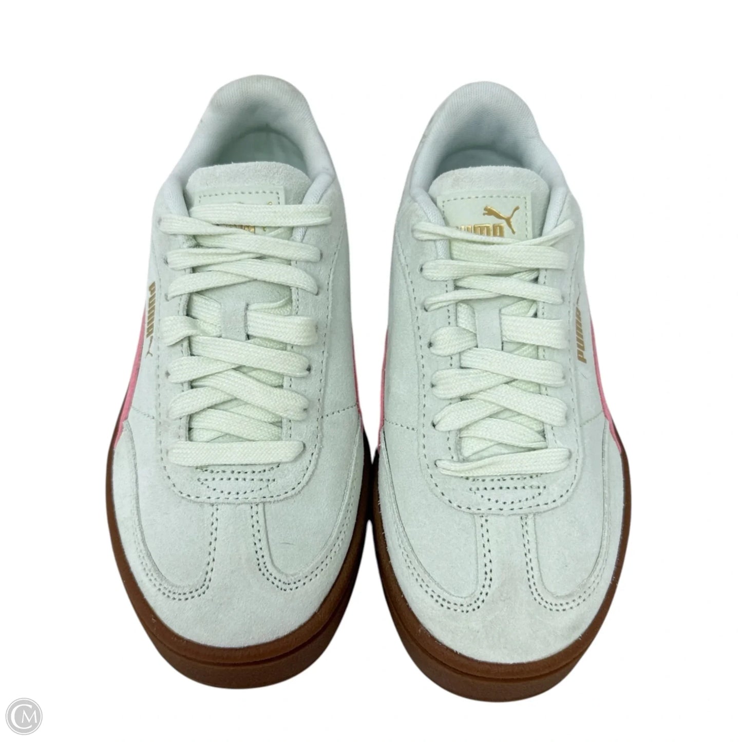 Club II Era Platform Sneakers By Puma In Green & Pink, Size: 8