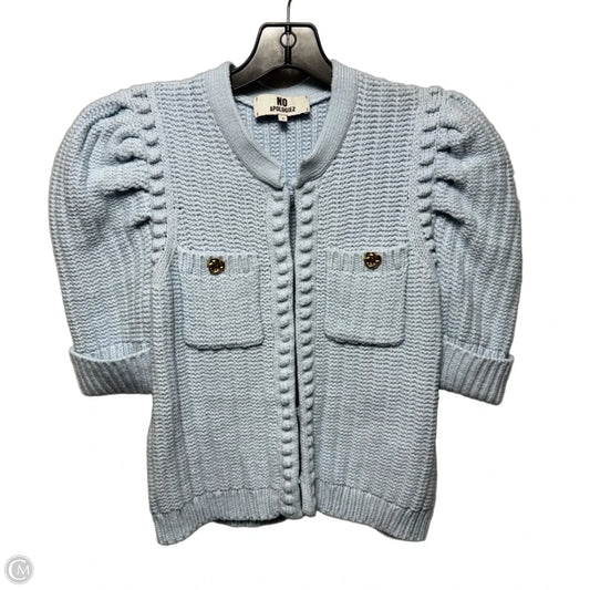 Sweater Short Sleeve By No Apologiez In Blue, Size: S