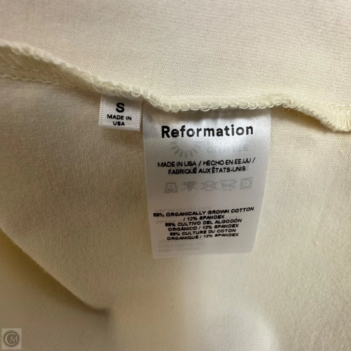 Dress Casual Short By Reformation In Cream, Size: S