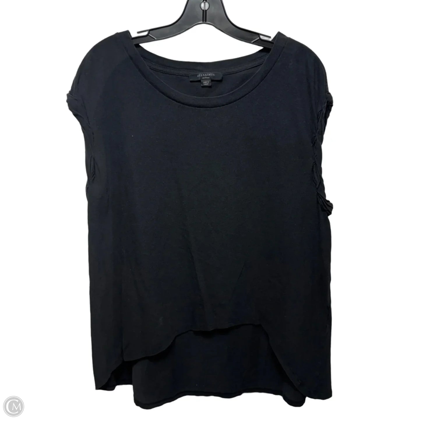 Top Sleeveless Designer By All Saints In Black, Size: M