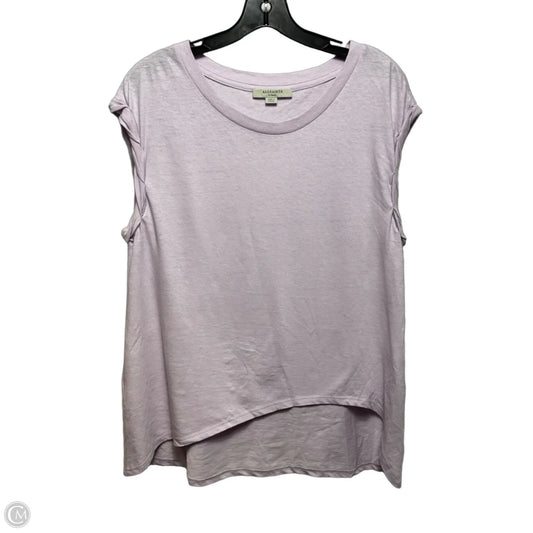 Top Sleeveless Designer By All Saints In Purple, Size: Xs