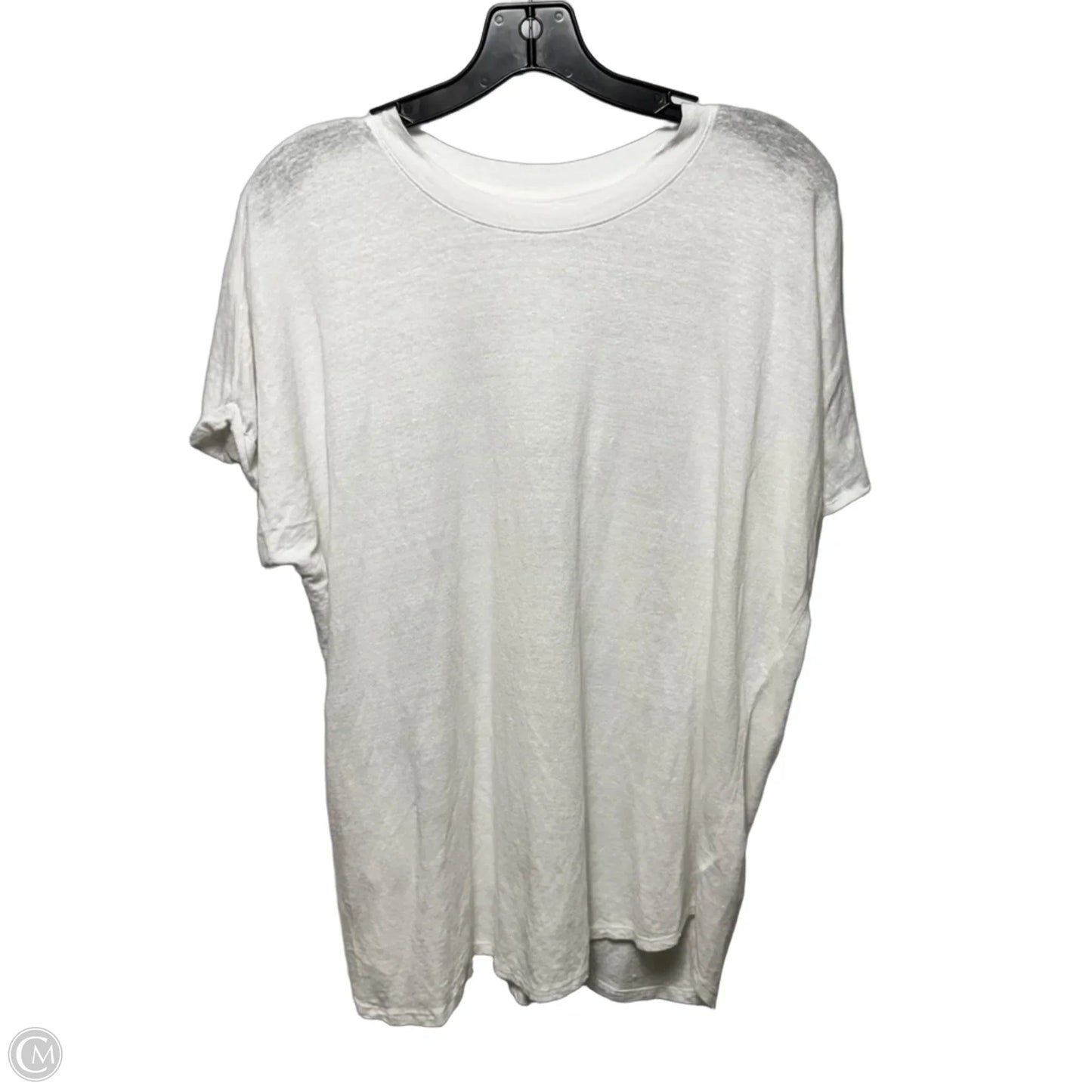 Top Short Sleeve Basic By Velvet By Graham & Spencer In White, Size: Xl