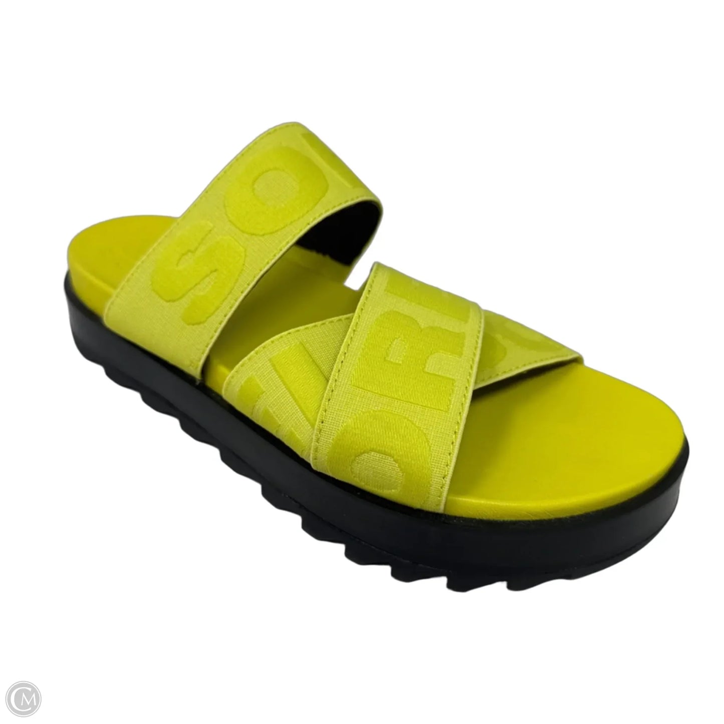 Roaming Sport Slide Sandals By Sorel In Yellow, Size: 7