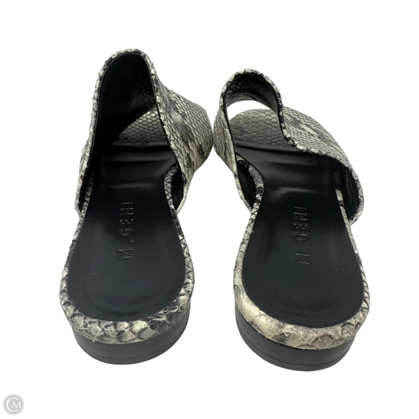 The Nuvola Sandals By M. Gemi In Snakeskin Print, Size: 5.5