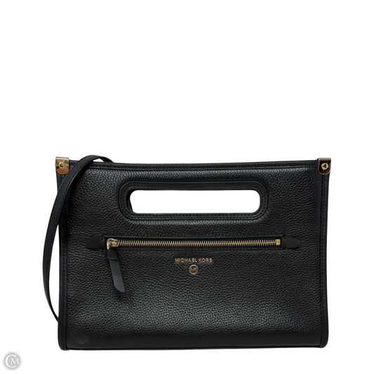 Jane Pebbled Leather Clutch By Michael By Michael Kors, Size: Medium