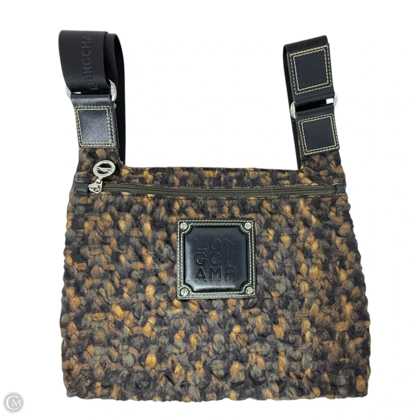 Boxford Nylon Messenger Bag Designer By Longchamp, Size: Medium