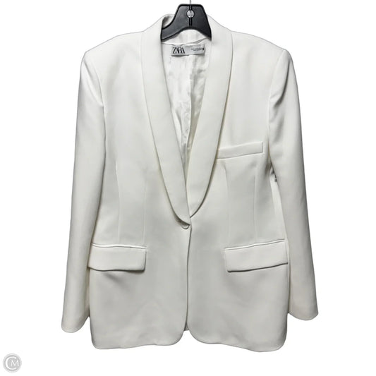 Blazer By Zara In White, Size: Xl