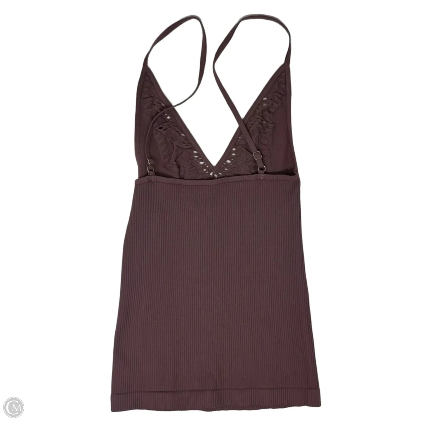 Ribbed Top Cami By Free People In Mauve, Size: Xs