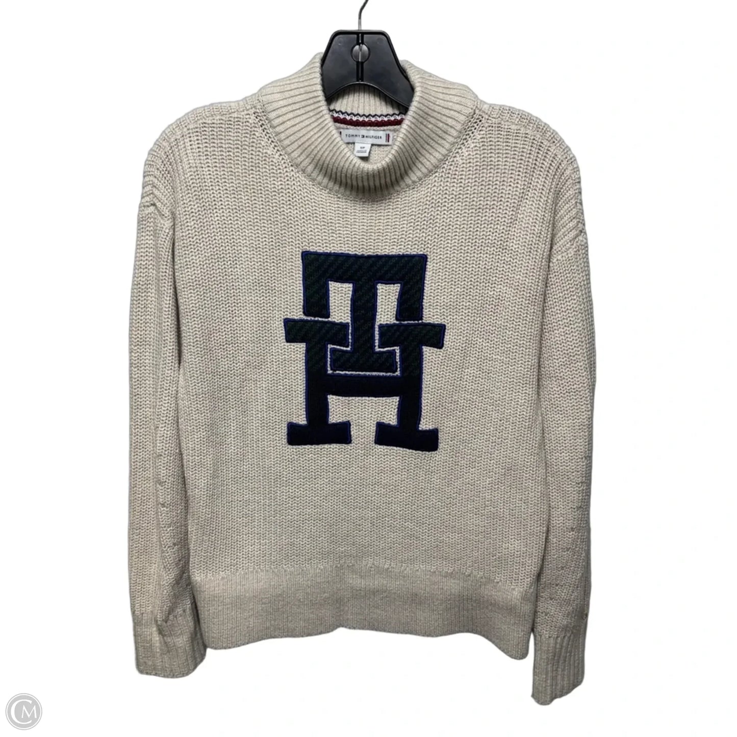 Sweater By Tommy Hilfiger In Cream, Size: S