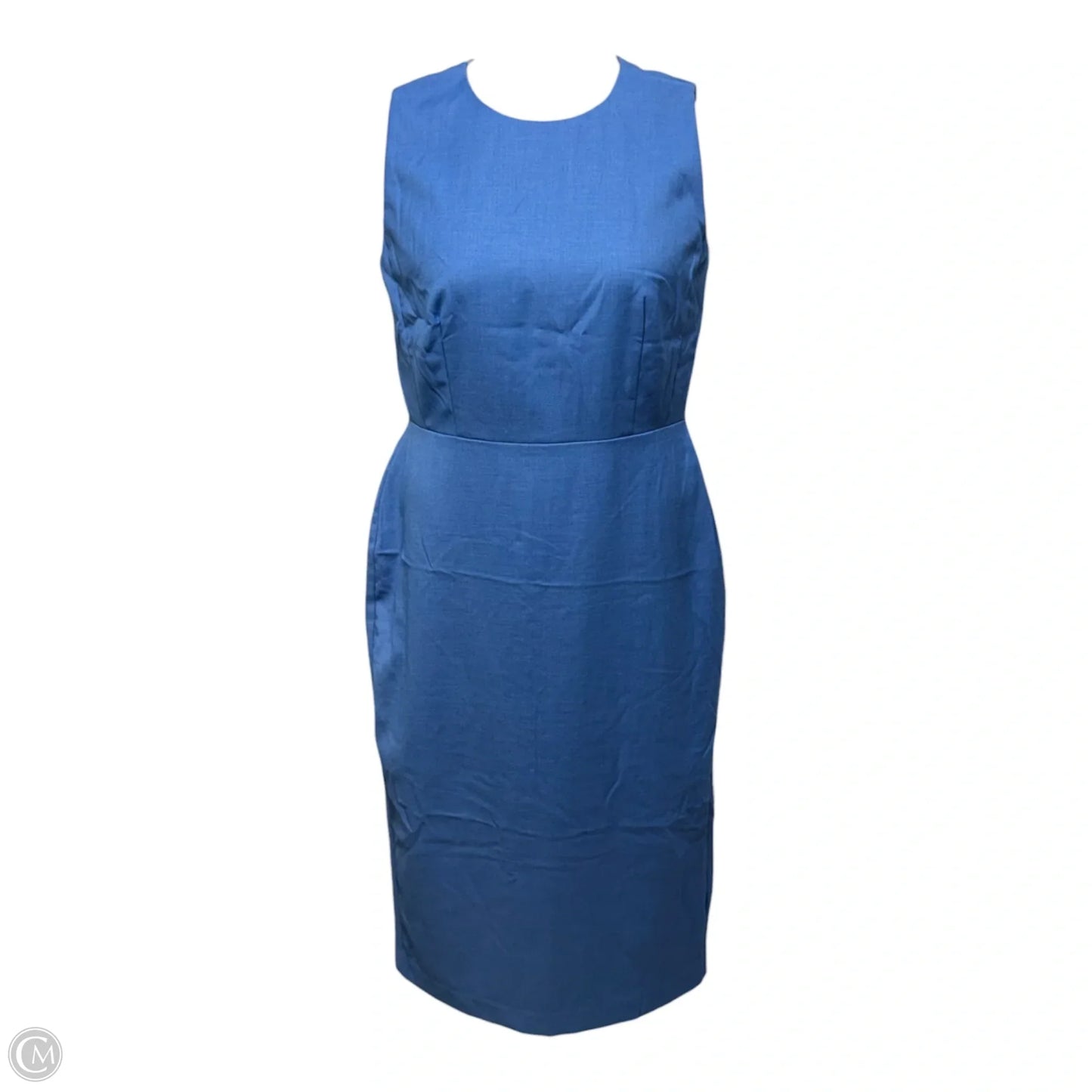 Dress Casual Midi By Ann Taylor In Blue, Size: 6