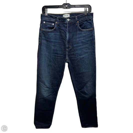 Jeans Skinny By Agolde In Blue Denim, Size: 8/29