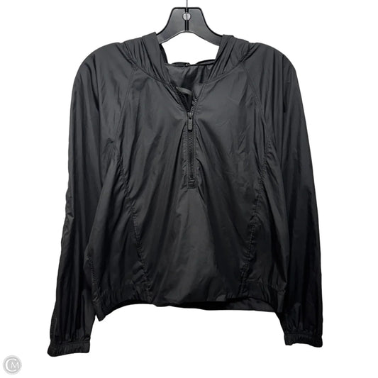 Jacket Windbreaker By Lululemon In Black, Size: 8