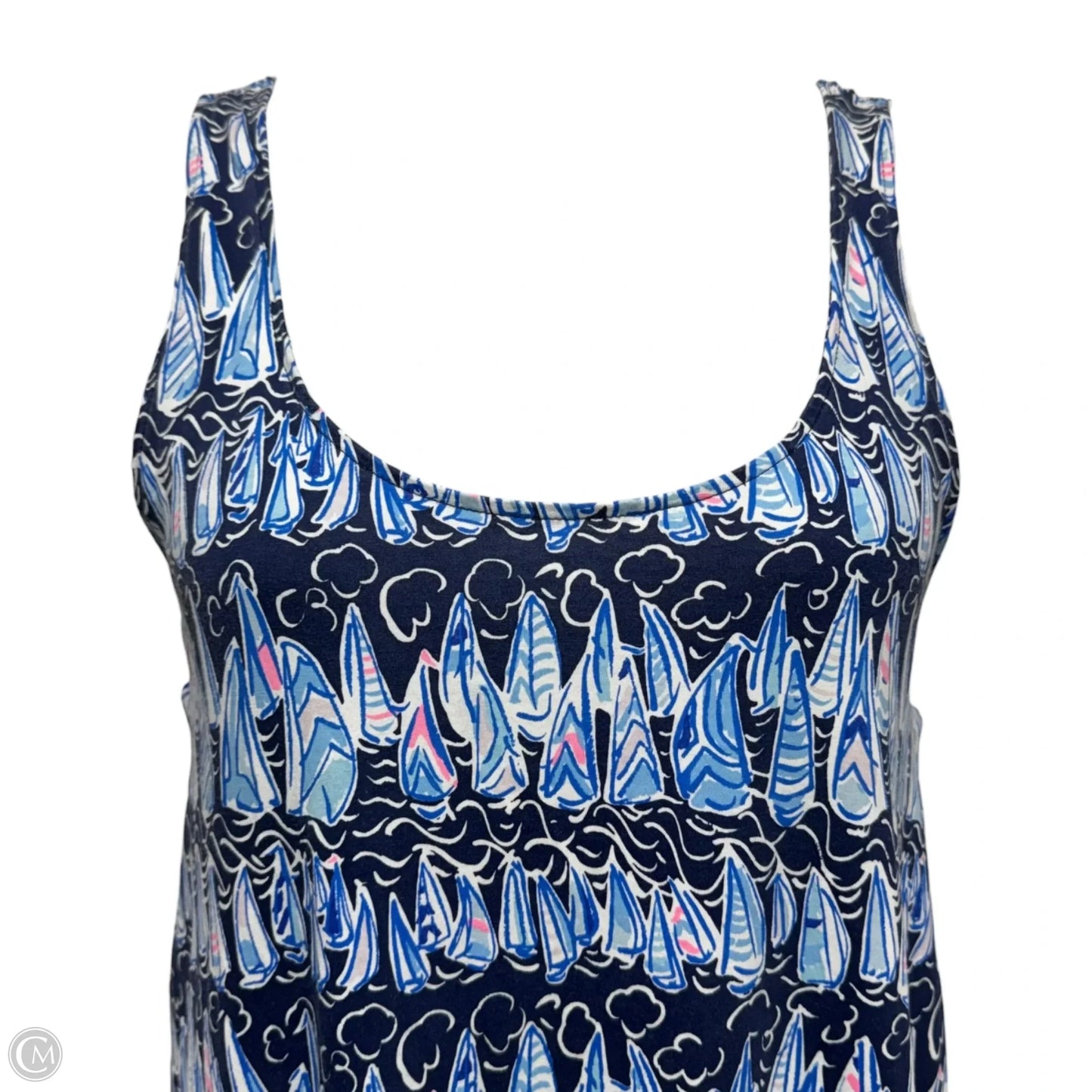Dress Designer By Lilly Pulitzer In Nautical Print, Size: L