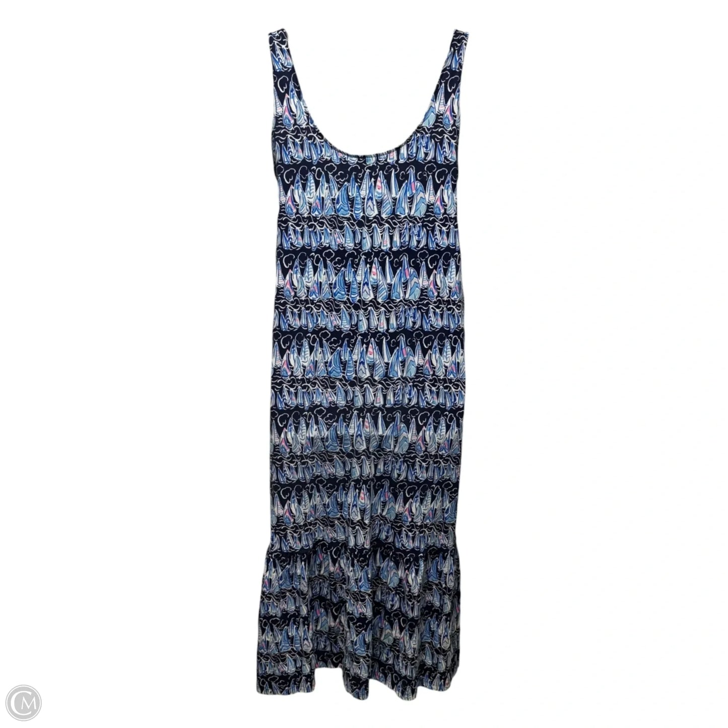 Dress Designer By Lilly Pulitzer In Nautical Print, Size: L
