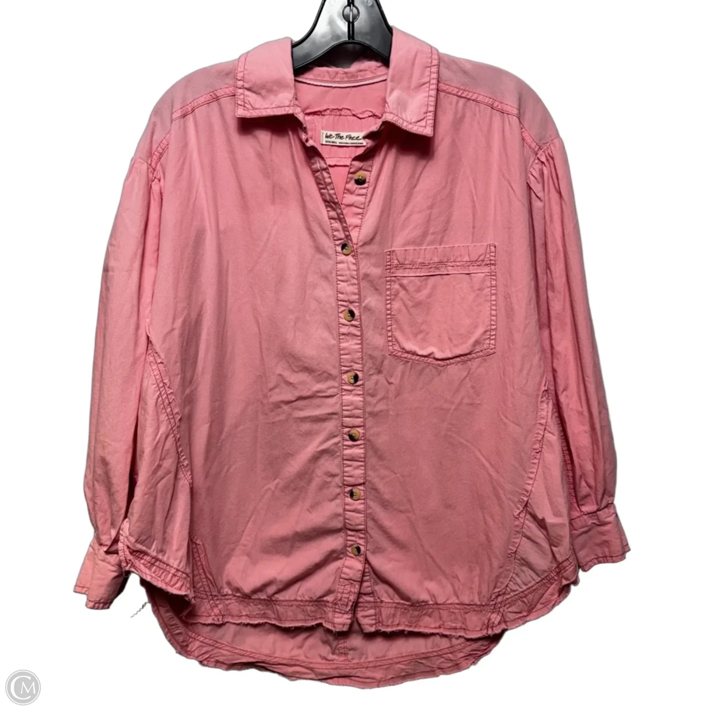 Top Long Sleeve By We The Free In Pink, Size: XS