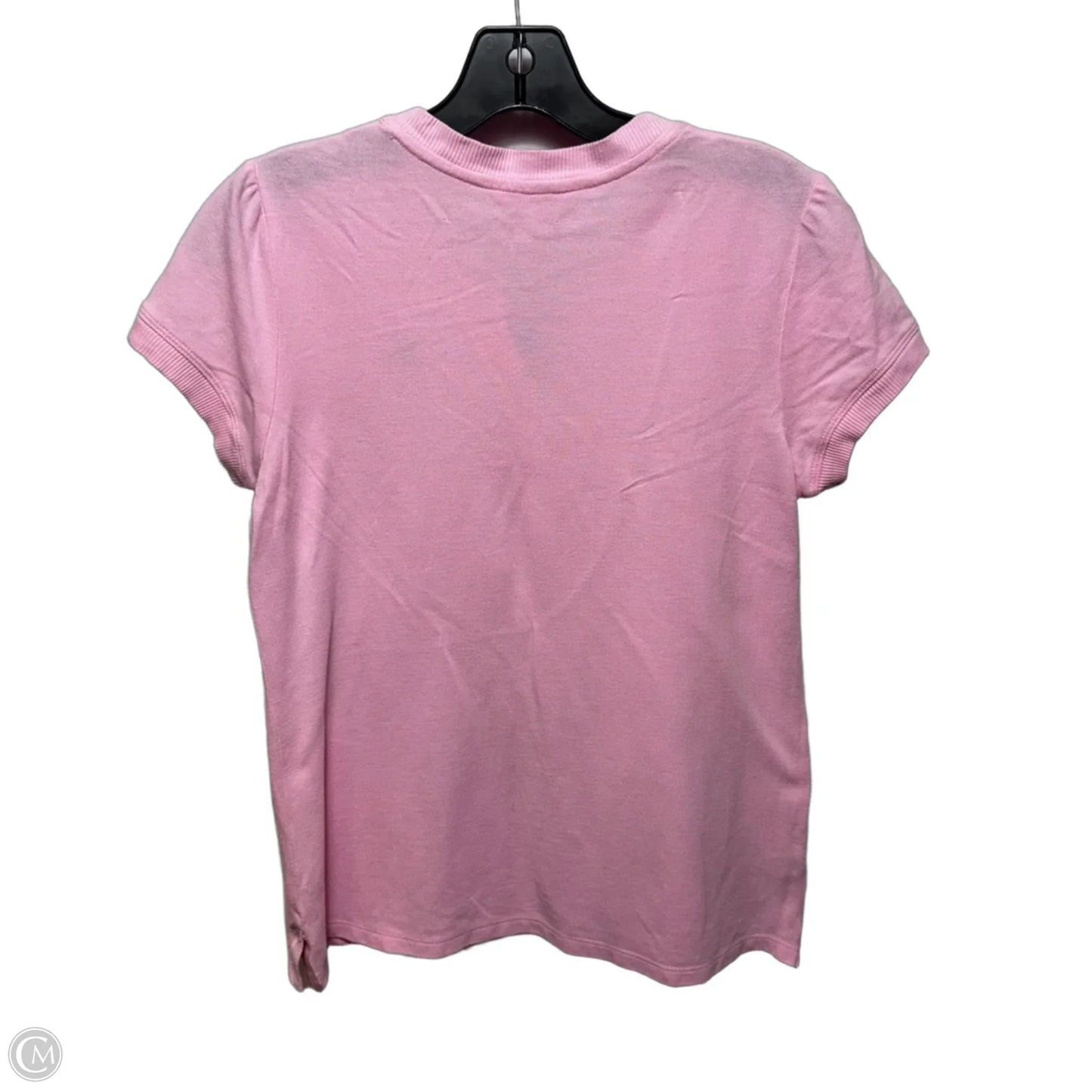 Top Short Sleeve Designer By Lilly Pulitzer In Pink, Size: M