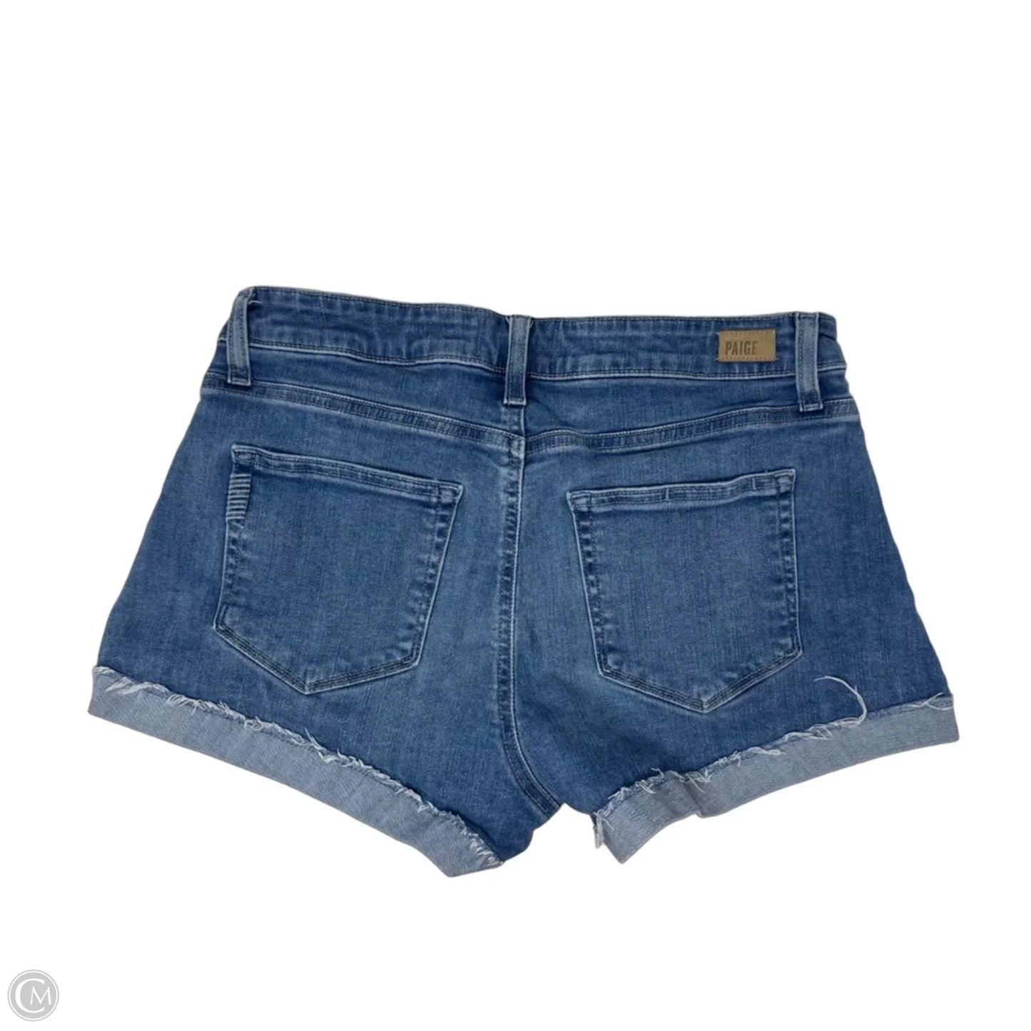 Jimmy Jimmy Shorts By Paige In Blue Denim, Size: 6/28